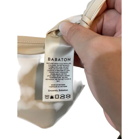 Babaton Aritzia Square Neck Top Cream Size S - Picture 4 of 12